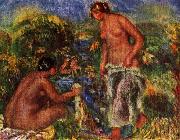 Pierre-Auguste Renoir Badende Frauen oil painting